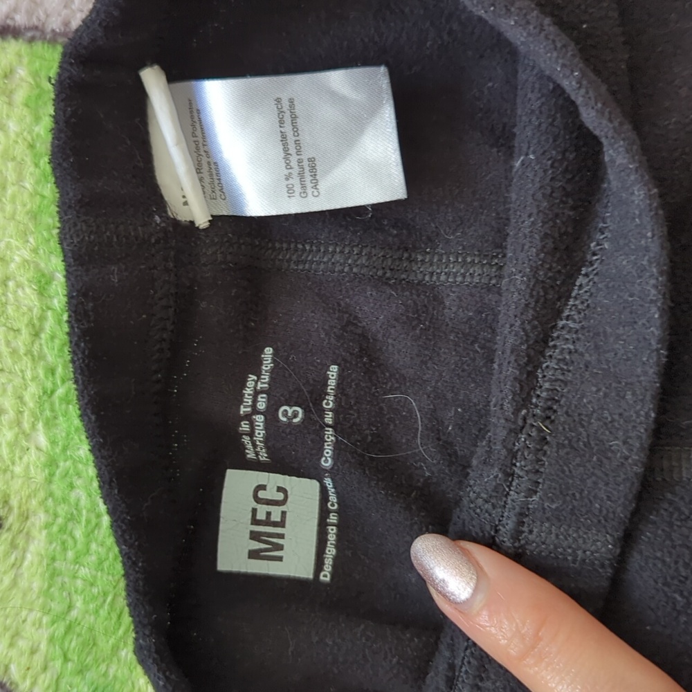 MEC Black Fleece Pants